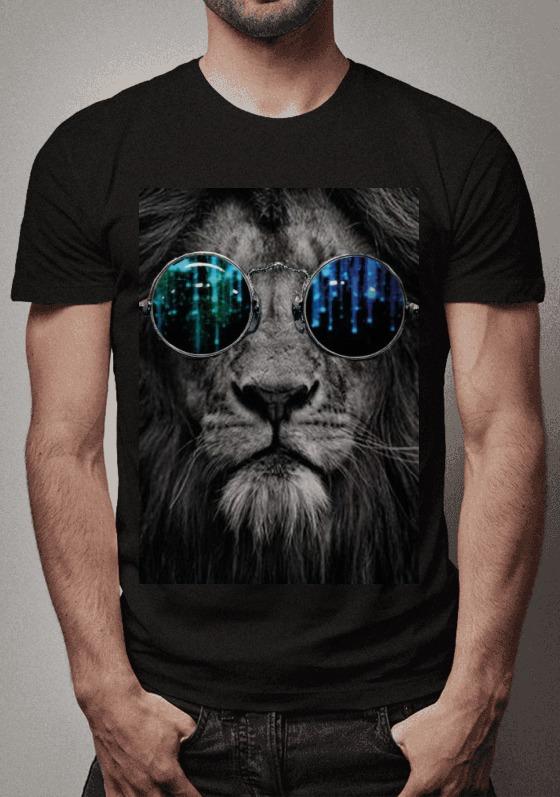 Nome do produto  Camiseta Leão