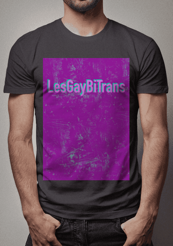 Nome do produto  Camiseta LGBT - Estilo Grunge