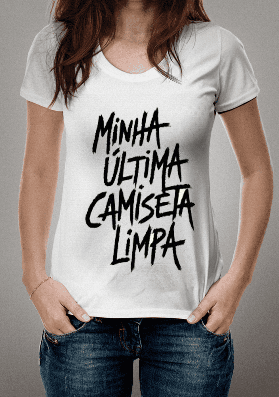 camiseta limpa