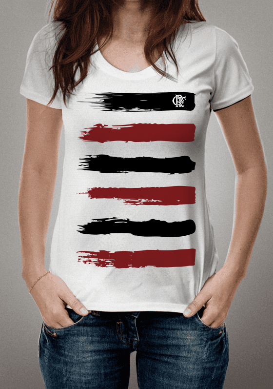 Nome do produto  Camiseta Listras Mengão