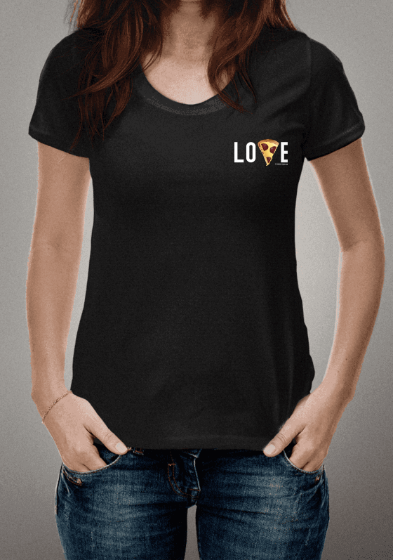 Nome do produto  CAMISETA LOVE PIZZA