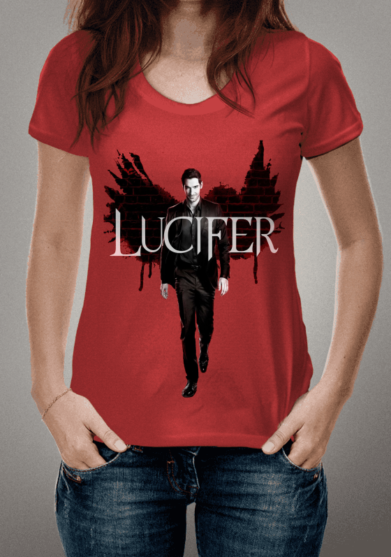 Camiseta Lucifer Vermelha