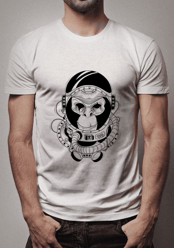 Nome do produto  Camiseta macaquinho espacial