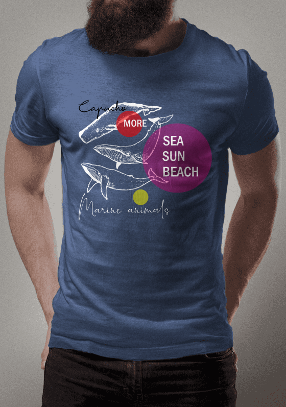 Nome do produto  CAMISETA MARINE ANIMALS