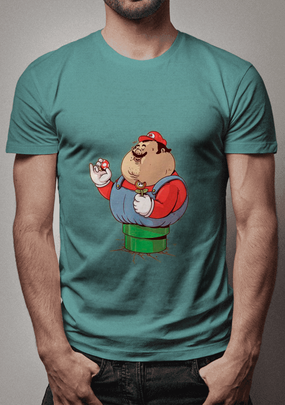 Nome do produto  Camiseta Mario Bros