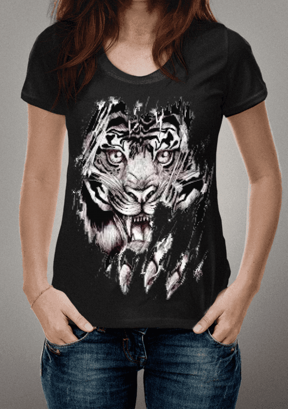 Nome do produto  camiseta masculina - leão