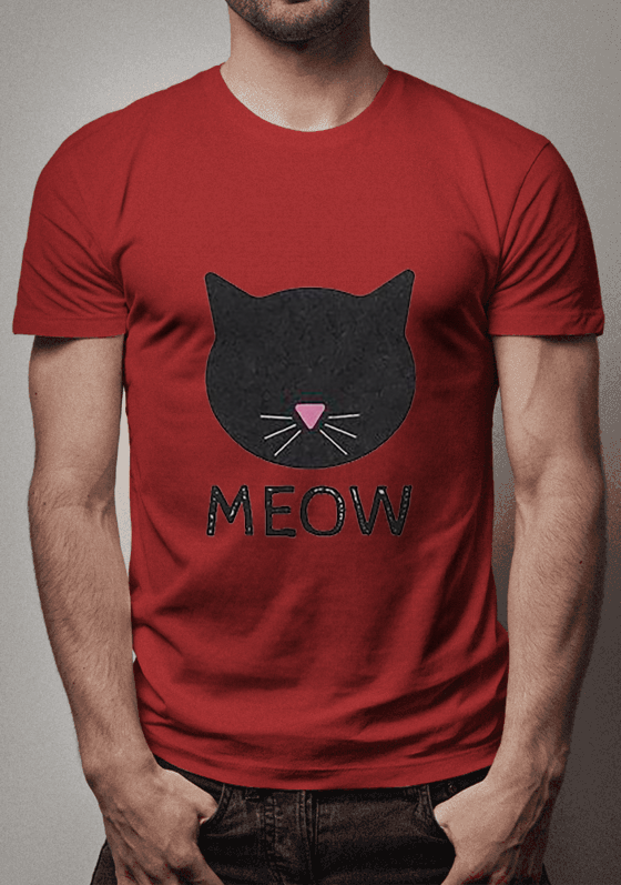 Nome do produto  Camiseta MEOW