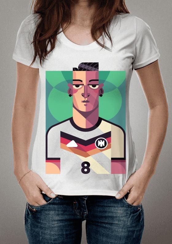 Nome do produto  Camiseta Mesut Özil seleção alemã 