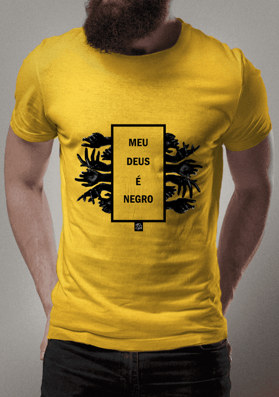 Nome do produto  Camiseta: Meu Deus É Negro