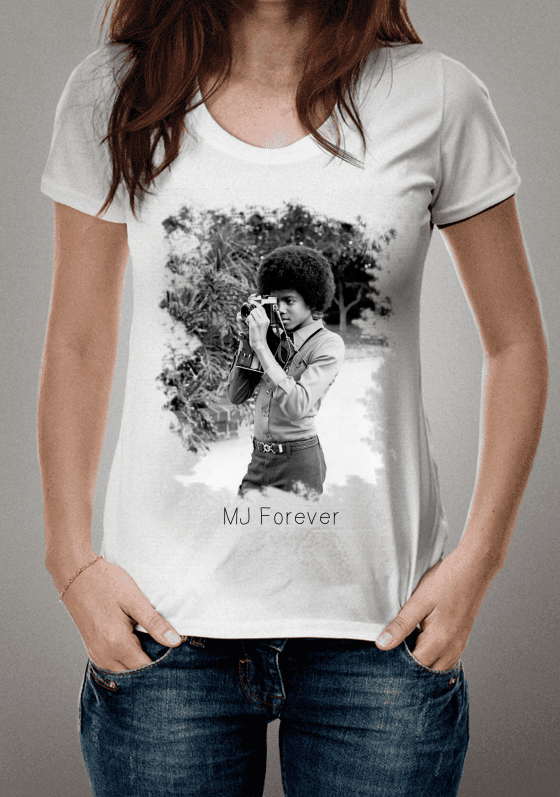 Nome do produto  Camiseta Michael Jackson Five Fotografo