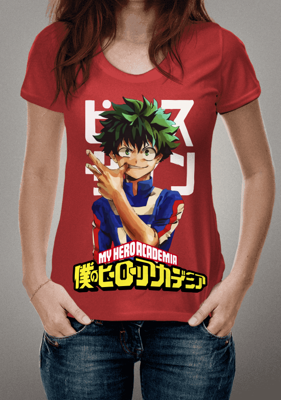 Camiseta Midoriya Izuku - Boku no Hero Academia