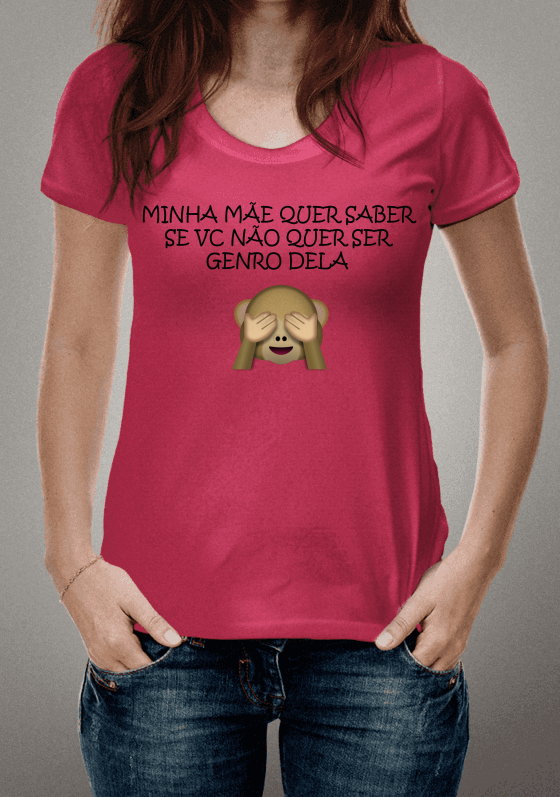 Nome do produto  camiseta minha mãe 2