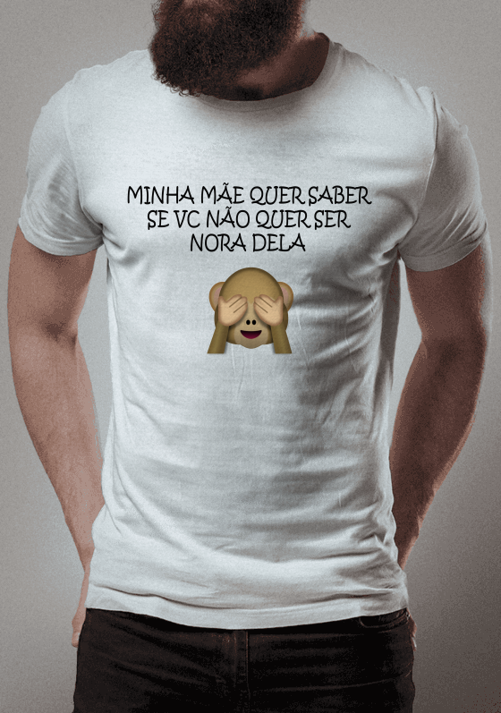 Nome do produto  camiseta minha mãe