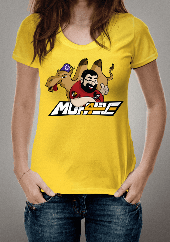 Camiseta Muh4Live Da Twitch !  (Com Camelo)