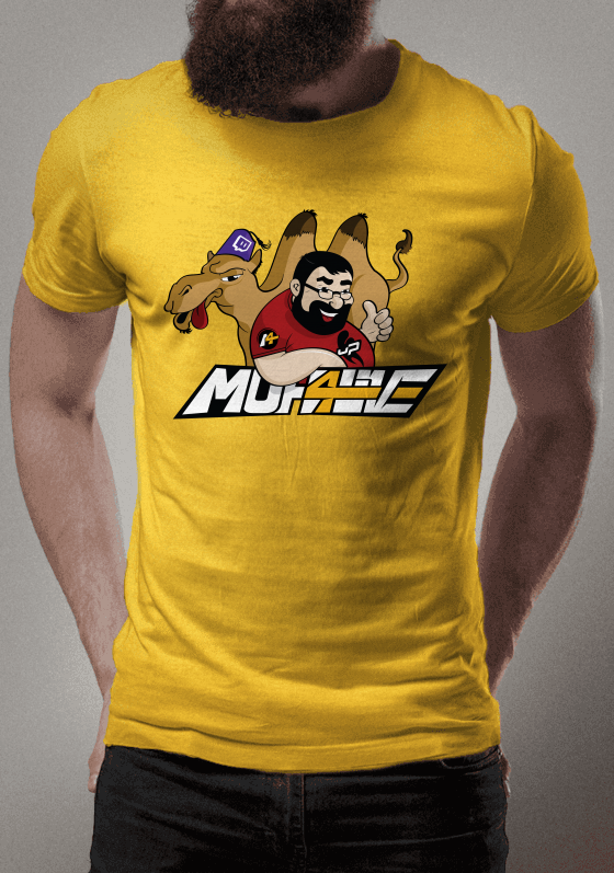 Camiseta Muh4Live Da Twitch !  (Com Camelo)