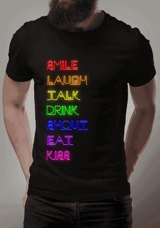 Nome do produto  Camiseta NEON