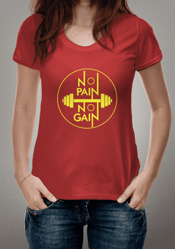 Camiseta No Pain No Gain