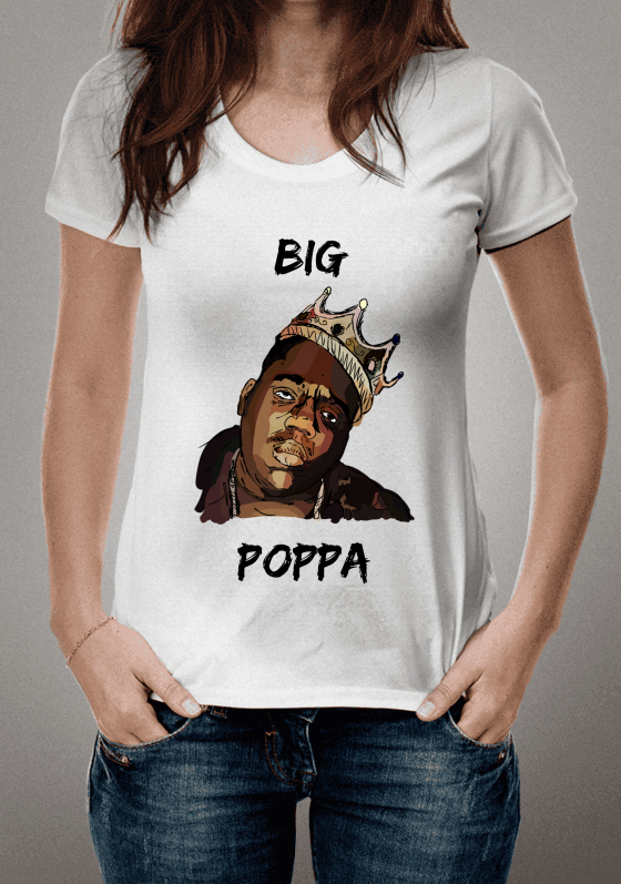 Camiseta Notourious Big - Big Poppa