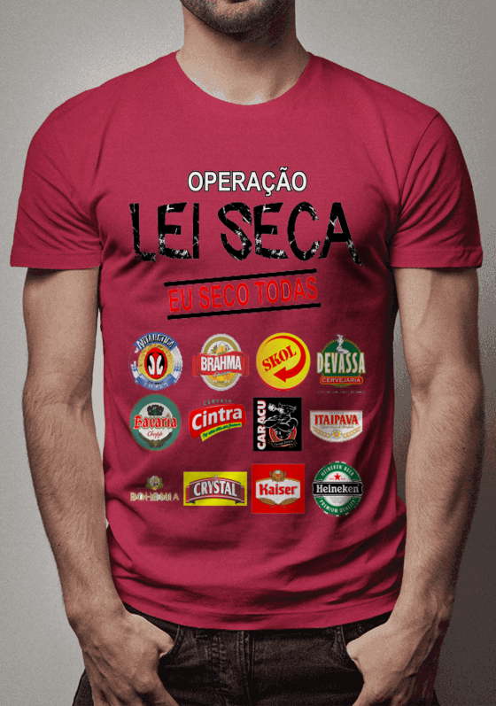 Nome do produto  Camiseta Operação LEI SECA 