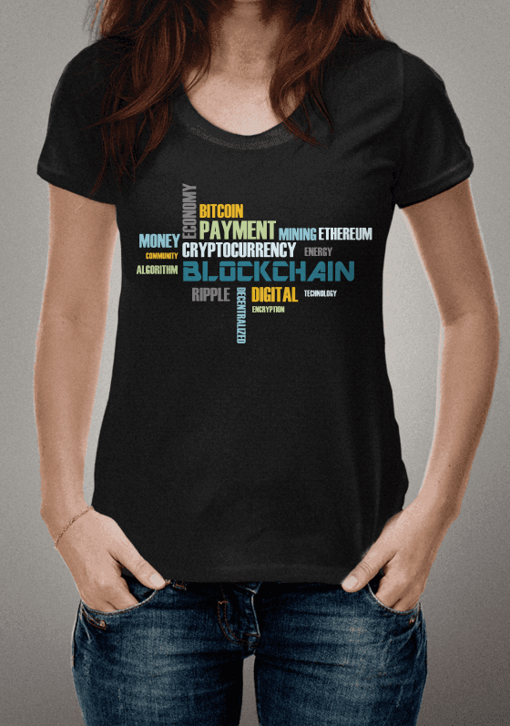 Nome do produto  Camiseta palavras cruzadas de criptomoedas