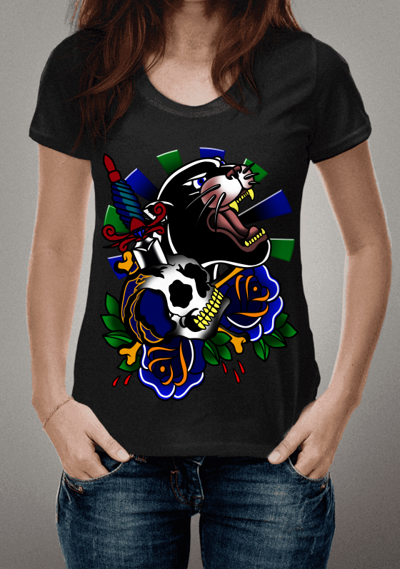 Nome do produto  camiseta panther