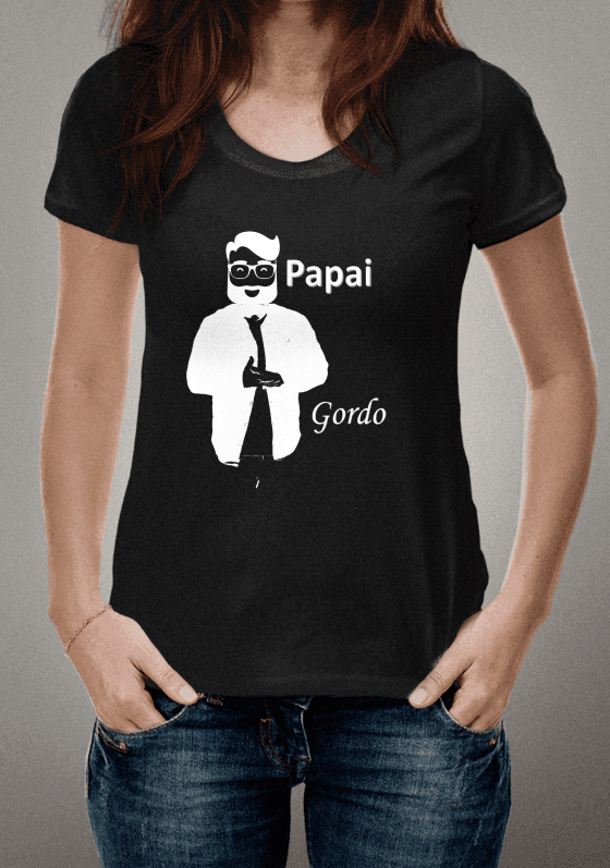 Nome do produto  Camiseta Papai Gordo