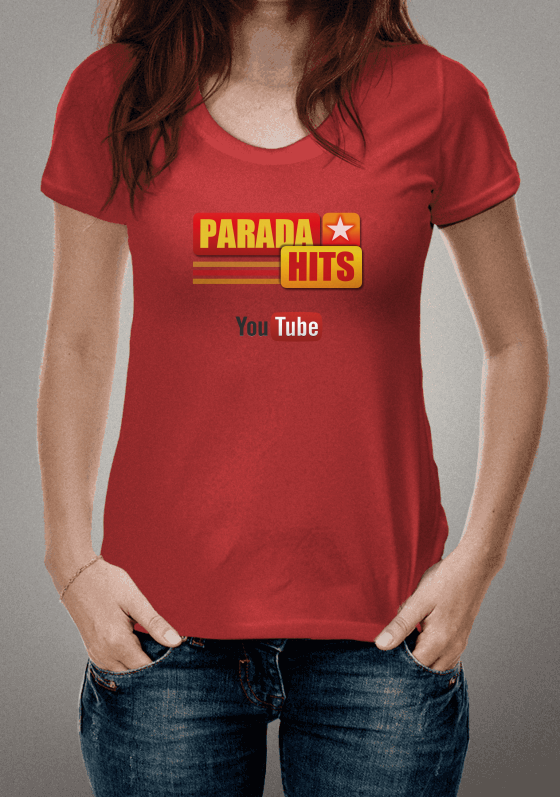 Camiseta ParadaHits Vermelha
