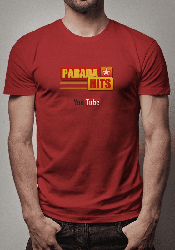 Camiseta ParadaHits Vermelha