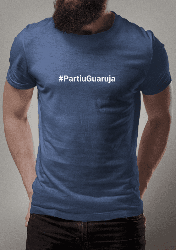 Nome do produto  CAMISETA PARTIU GUARUJÁ
