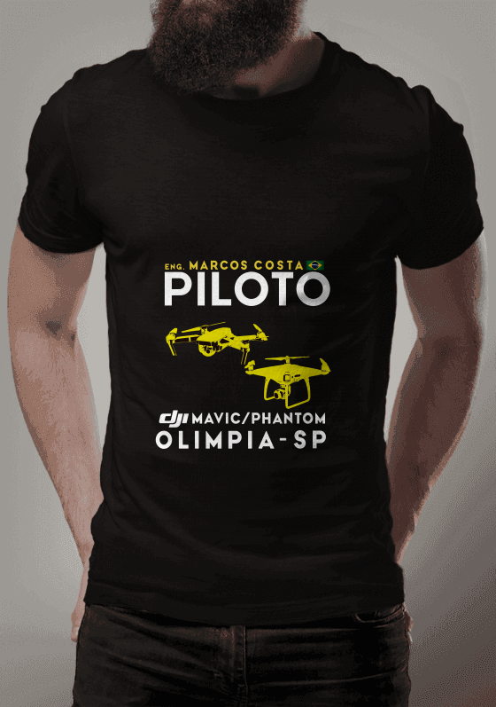 Nome do produto  Camiseta Personalizada Marcos Costa - PRETA