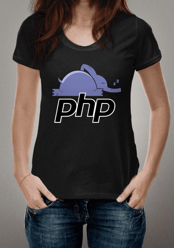 Camiseta PHP Elefantinho 