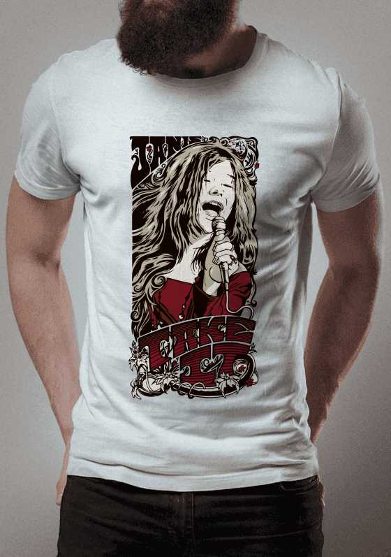 Camiseta Piece Of My Heart - Janis Joplin
