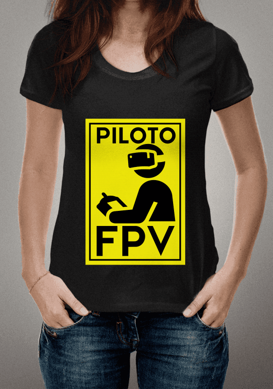 Nome do produto  Camiseta Piloto FPV.