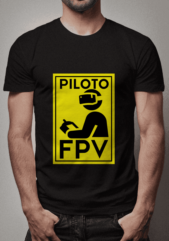 Nome do produto  Camiseta Piloto FPV.