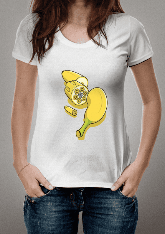 Camiseta Pistola de Banana