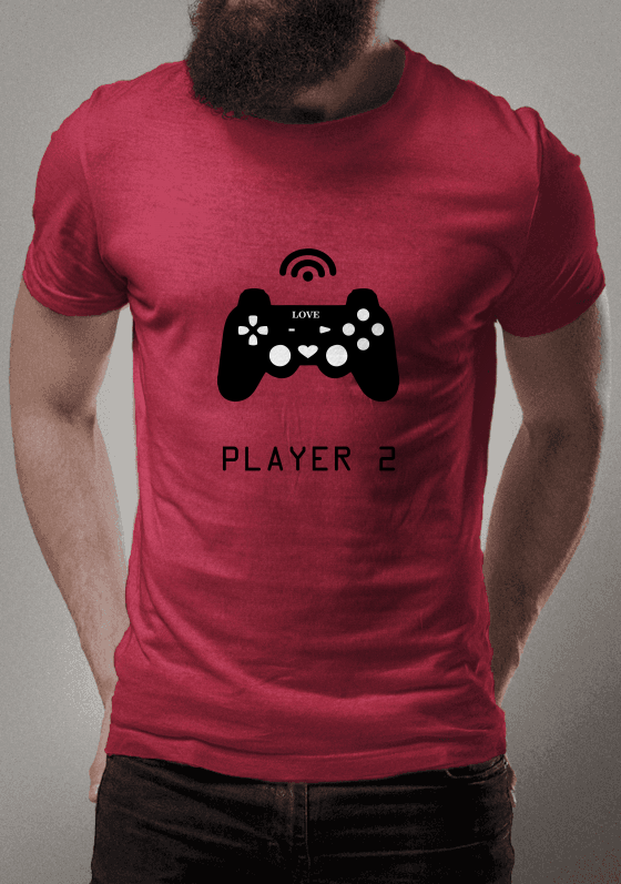Nome do produto  Camiseta Player 2 Dia dos Namorados