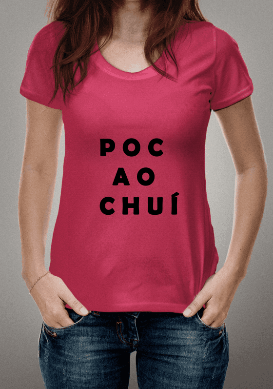 Nome do produto  Camiseta POC AO CHUÍ