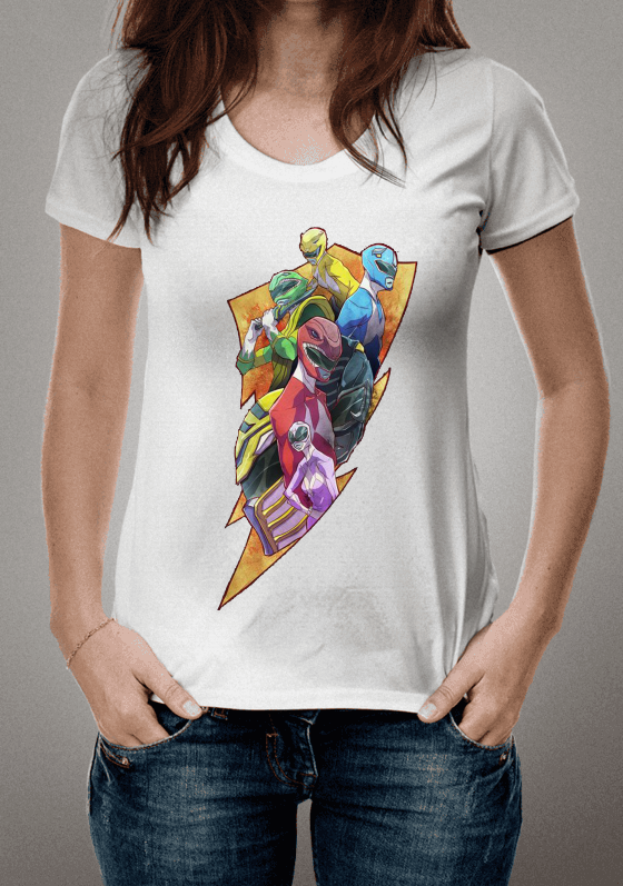 Nome do produto  camiseta Power Rangers