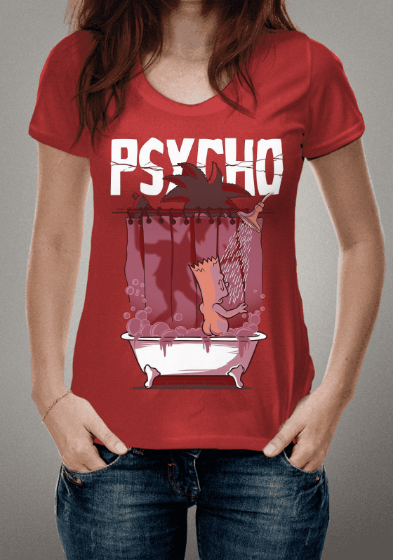 Nome do produto  camiseta Psycho