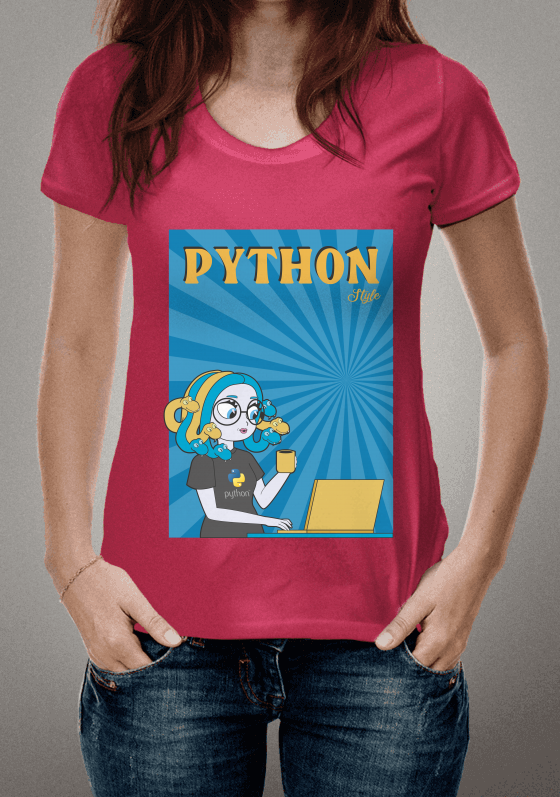 Camiseta Python Girl