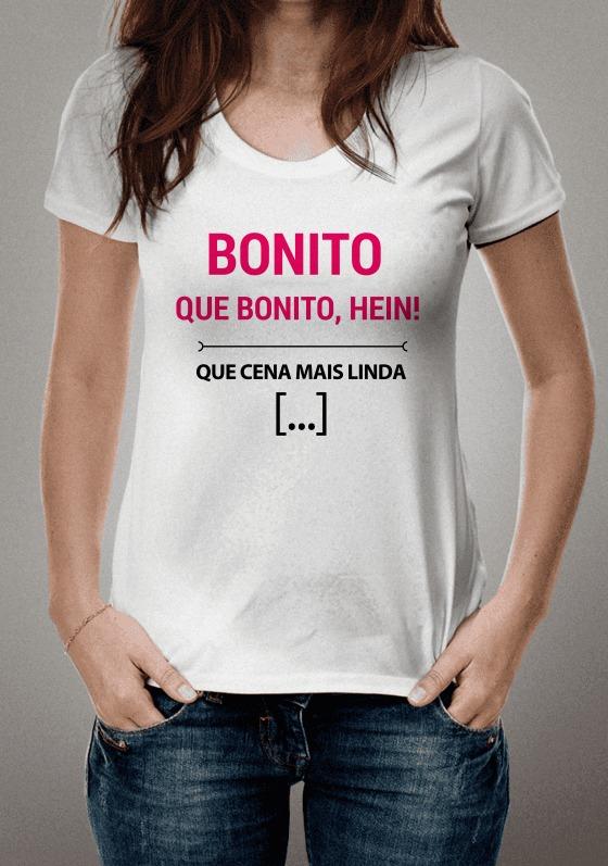 Nome do produto  Camiseta Que Bonito Hein