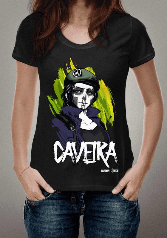 Camiseta Rainbow Six Caveita