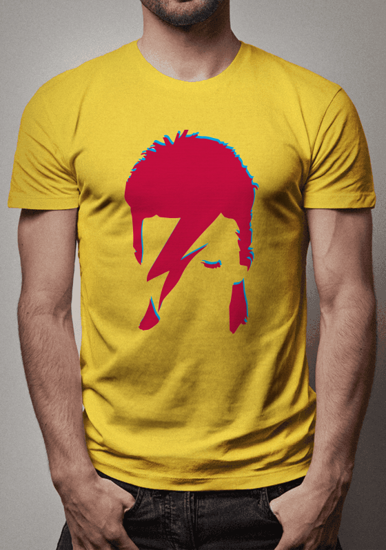 Nome do produto: Camiseta Raio-Bowie