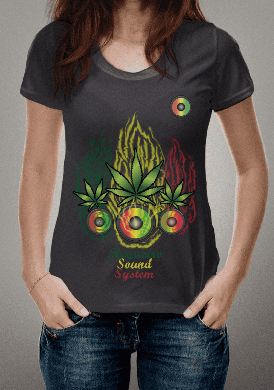Nome do produto  Camiseta Regueiro Sound System Ganja