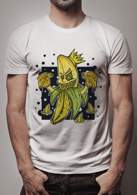 Nome do produto  Camiseta Rei Banana Monstro