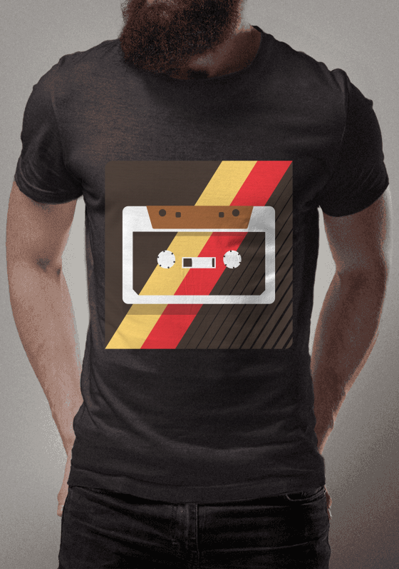 Nome do produto  Camiseta Retro Cassete