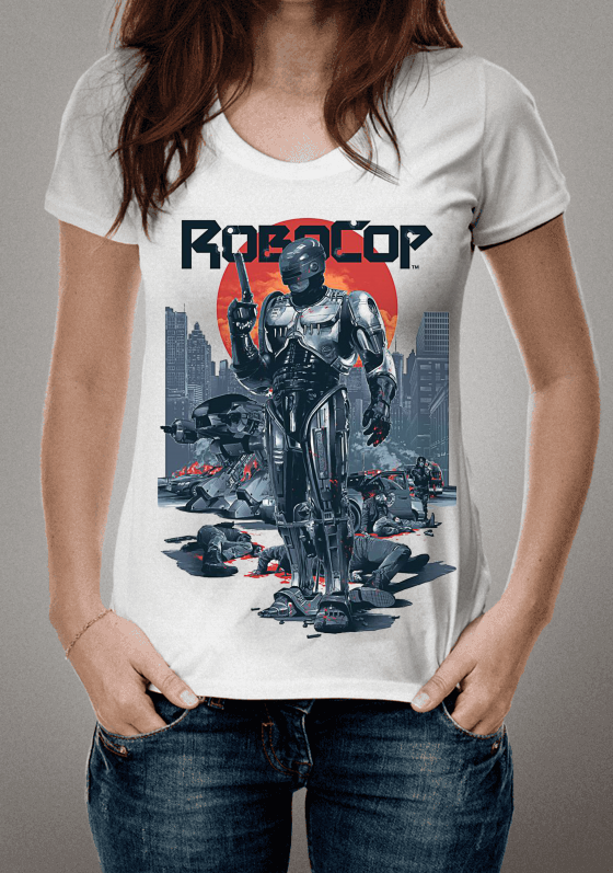 Nome do produto  Camiseta Robocop 
