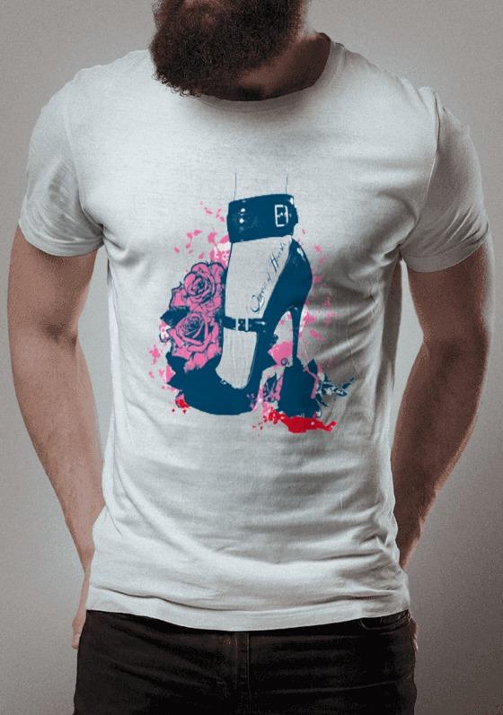 Nome do produto  Camiseta Sapatinho