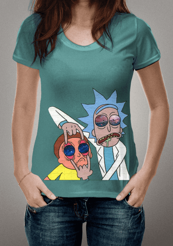Nome do produto  Camiseta Serie Rick And Morty 