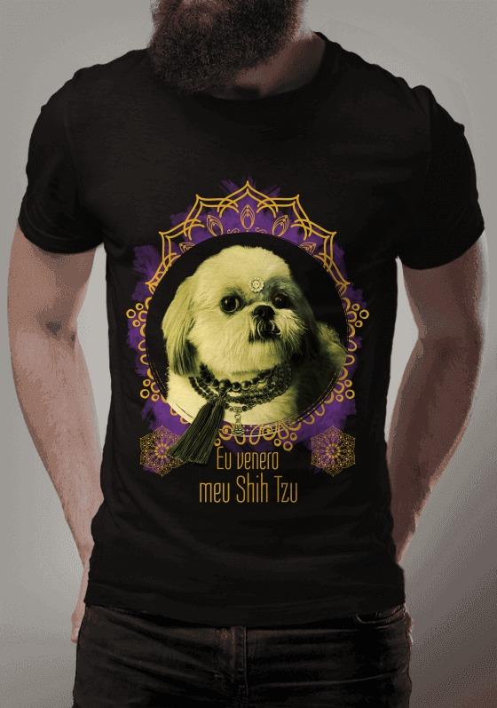 Nome do produto  Camiseta Shih Tzu - Venerado